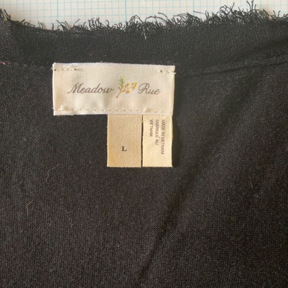 La Rue Black Tunic or Dress, Large - Picture 7 of 9